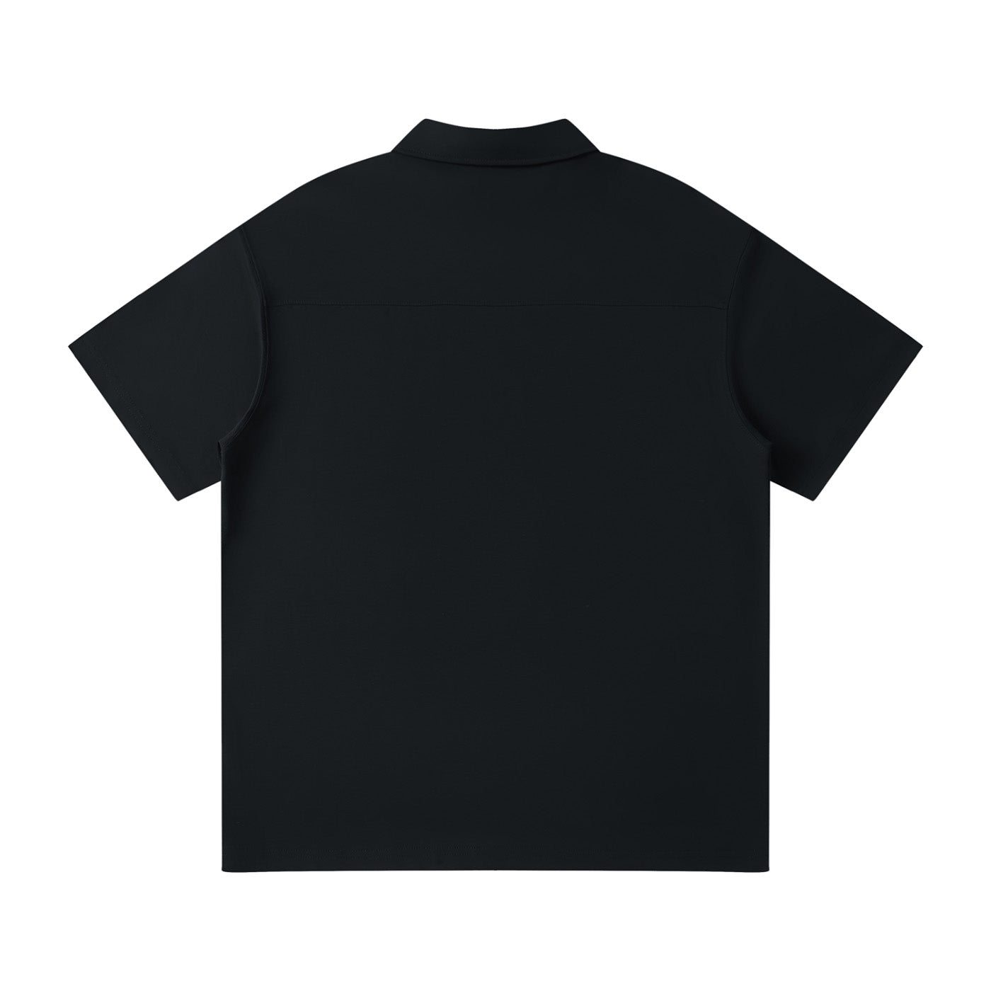 SM Sig. Quarter-Zip Polo T-shirt black back