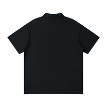 SM Sig. Quarter-Zip Polo T-shirt black back