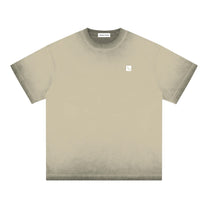 SM Sig. Reverse Dyed T-shirt sand front