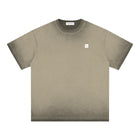 SM Sig. Reverse Dyed T-shirt stone grey front