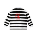 SM Royal Emblem Rugby Polo T-shirt white back