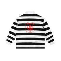 SM Royal Emblem Rugby Polo T-shirt white back