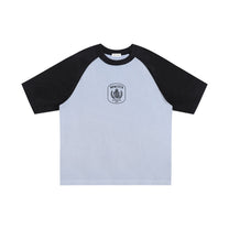SM Royal Emblem T-shirt powder blue front