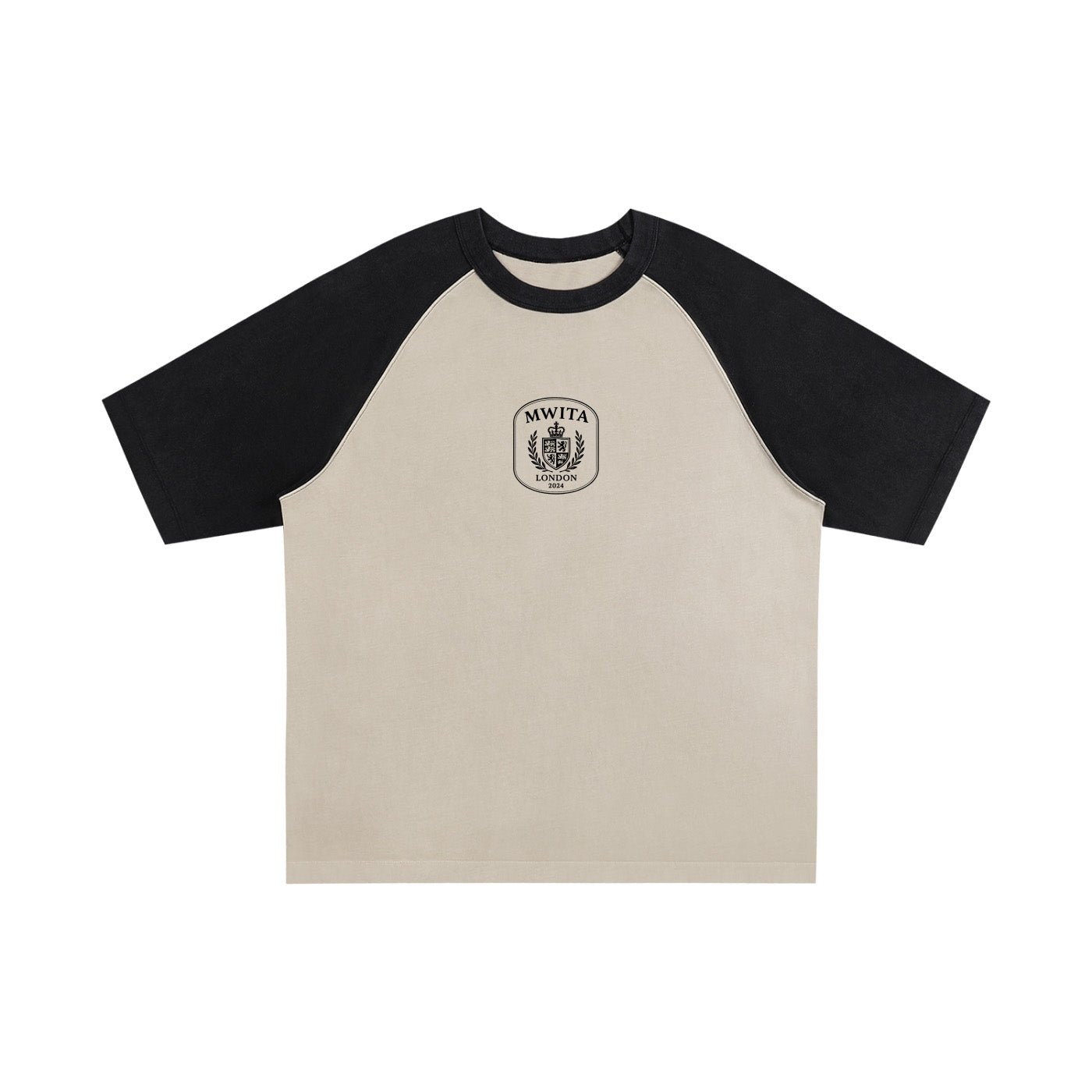 SM Royal Emblem T-shirt camel front