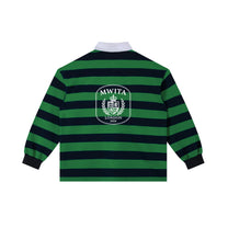 SM Royal Emblem Rugby Polo T-shirt green back