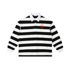 SM Royal Emblem Rugby Polo T-shirt white front