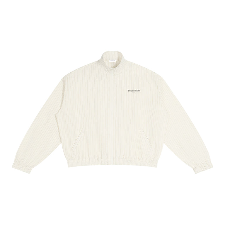 SM Axis Jacket oat grey front