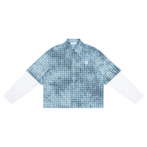 SM Eternal Fleur Mirage Shirt blue front