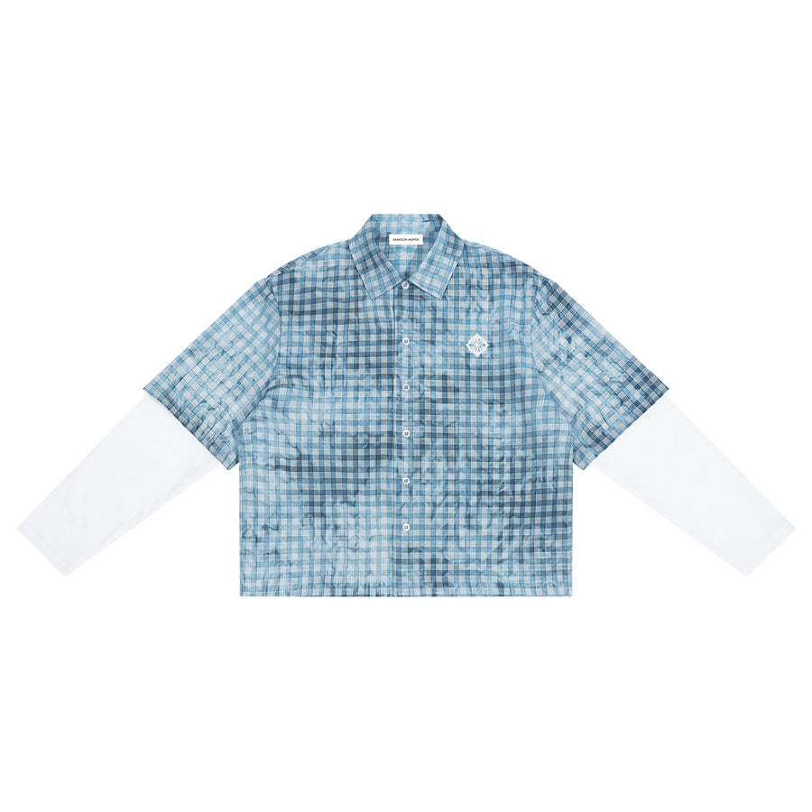 SM Eternal Fleur Mirage Shirt blue front