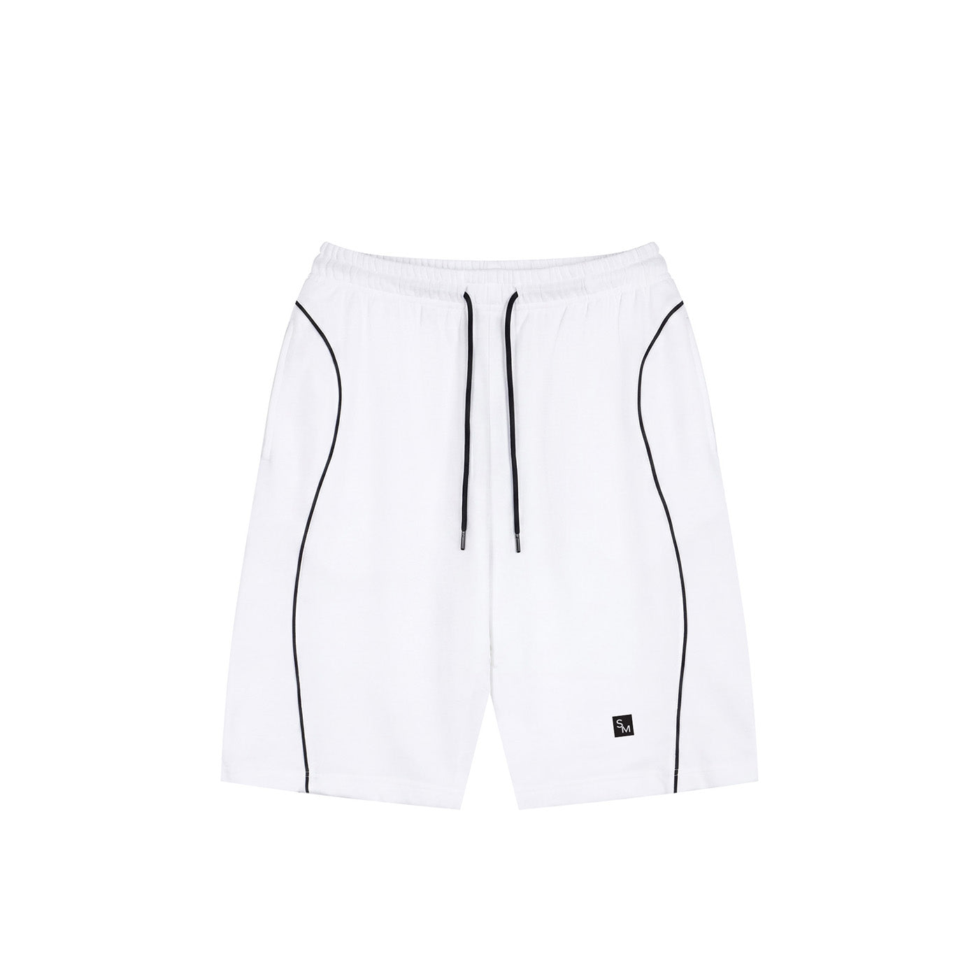 SM Sig. Arc Panel Shorts white front