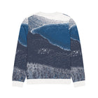 SM Seascape Jacquard Knitted Sweatshirt blue back