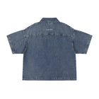 SM Shadowline Denim Zip T-shirt denim back