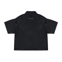 SM Shadowline Denim Zip T-shirt black back