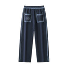 SM Grid Fleur Sweatpants royal navy back
