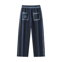 SM Grid Fleur Sweatpants royal navy back