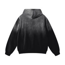 SM Monkey Wash Hoodie black back