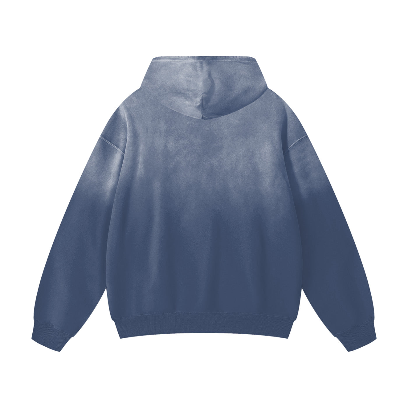 SM Monkey Wash Hoodie navy back
