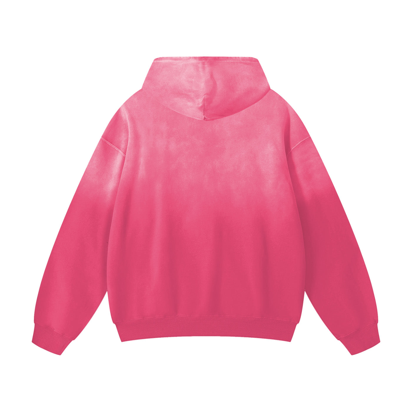 SM Monkey Wash Hoodie pink back