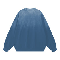 SM Monkey Wash Sweatshirt denim back