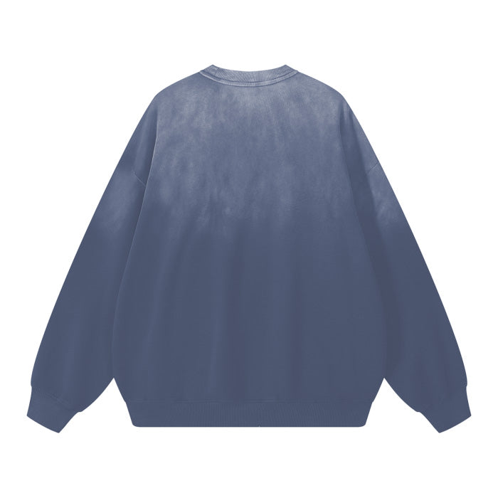 SM Monkey Wash Sweatshirt chambray back