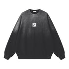 SM Monkey Wash Sweatshirt black front