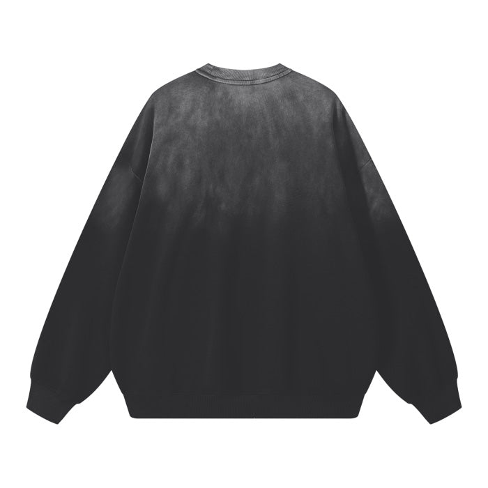 SM Monkey Wash Sweatshirt black back
