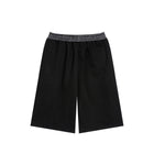 SM Plaid Shorts black back