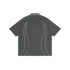SM Sig. Arc Panel Polo T-shirt grey back