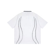 SM Sig. Arc Panel Polo T-shirt white back