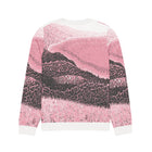 SM Seascape Jacquard Knitted Sweatshirt pink back