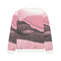 SM Seascape Jacquard Knitted Sweatshirt pink back