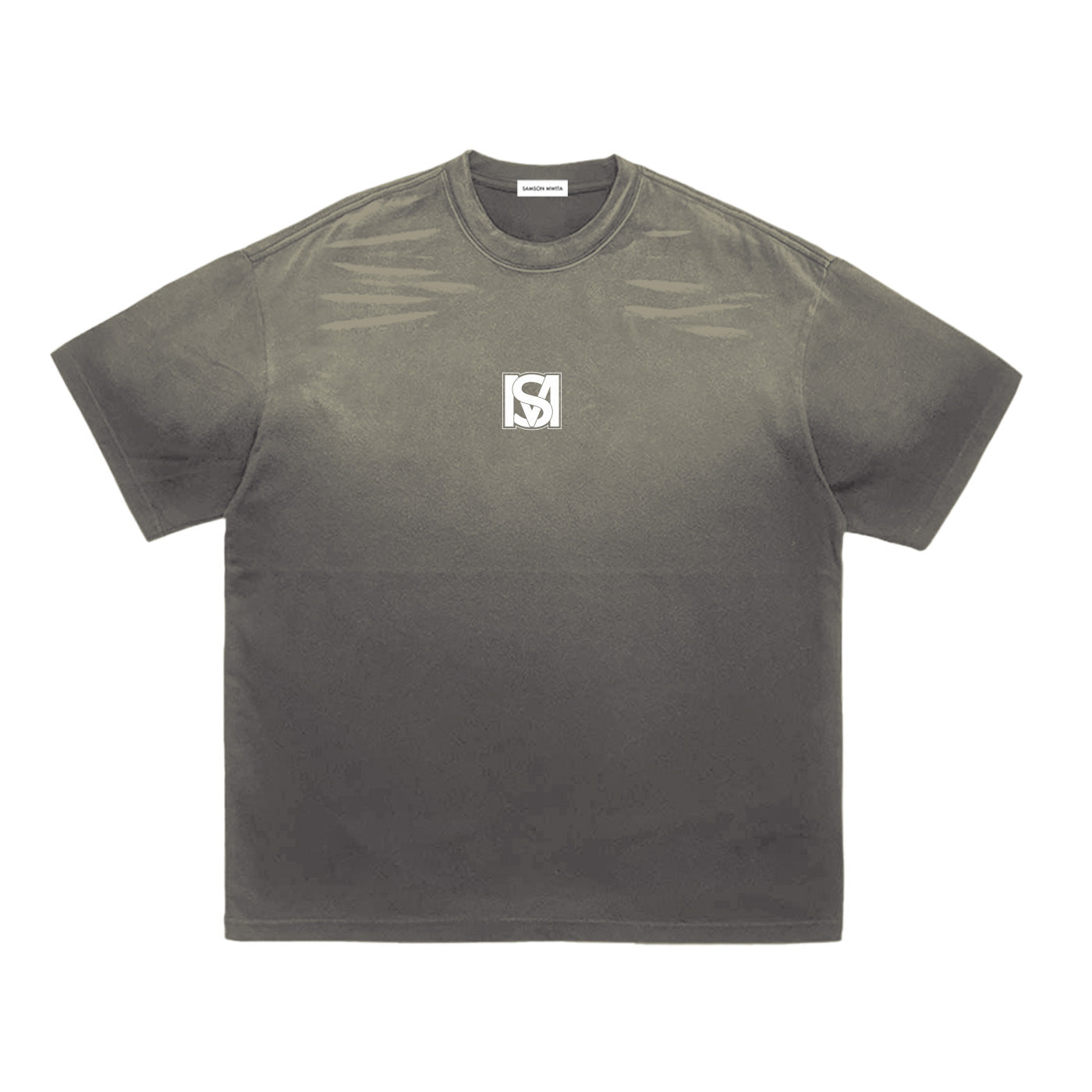 SM Vintage Washed T-Shirt grey front