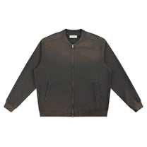 SM Sig. Shadow Fade Bomber Jacket fuscous grey front