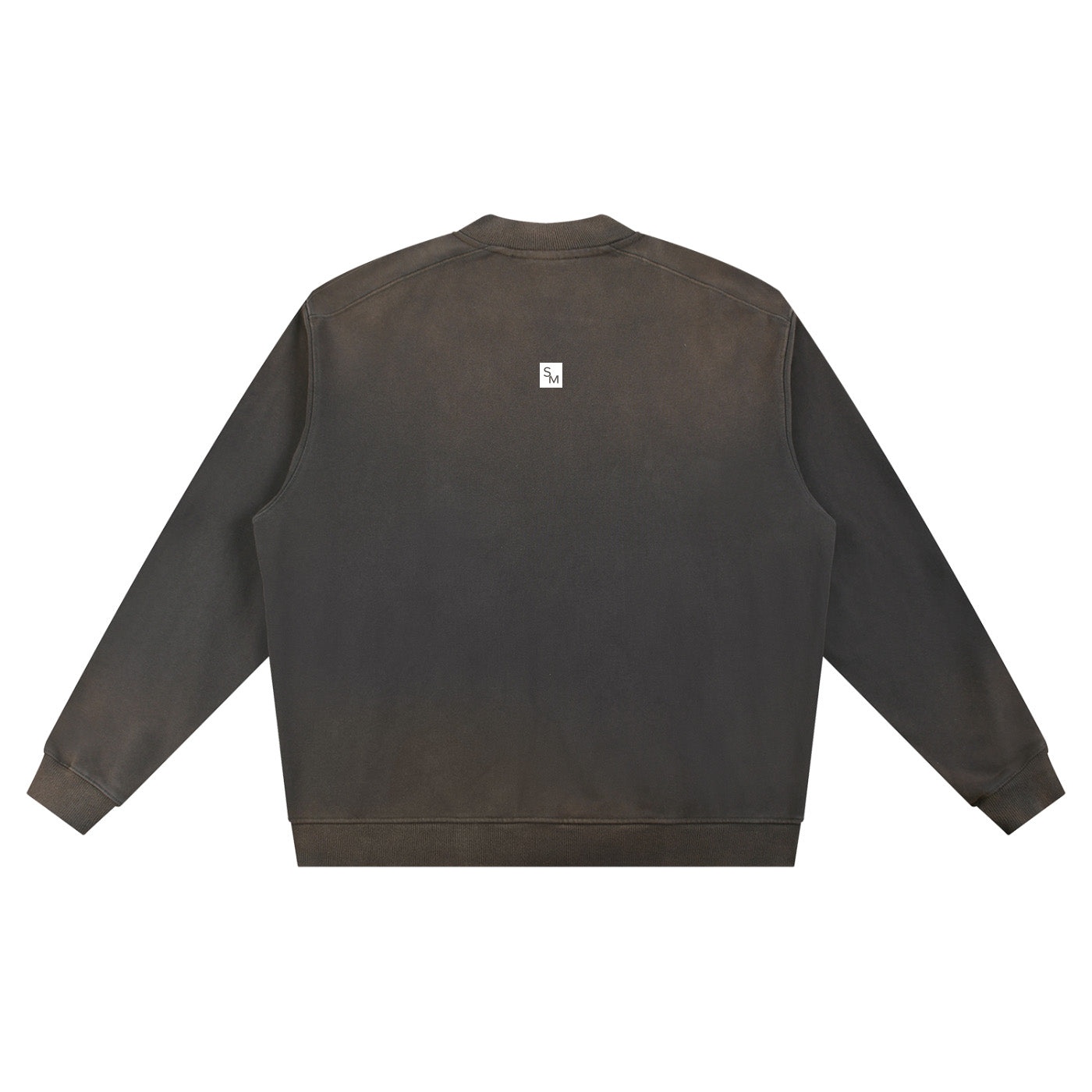 SM Sig. Shadow Fade Bomber Jacket fuscous grey back