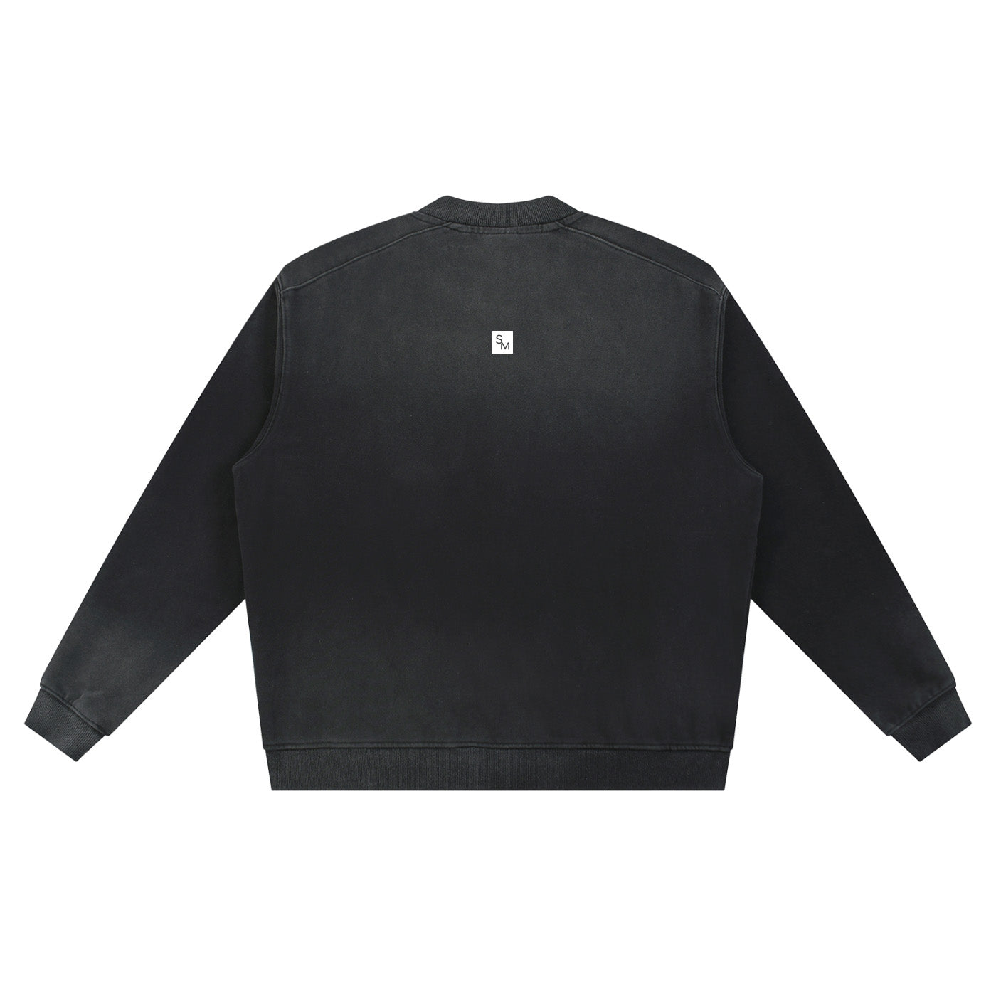 SM Sig. Shadow Fade Bomber Jacket midnight black back