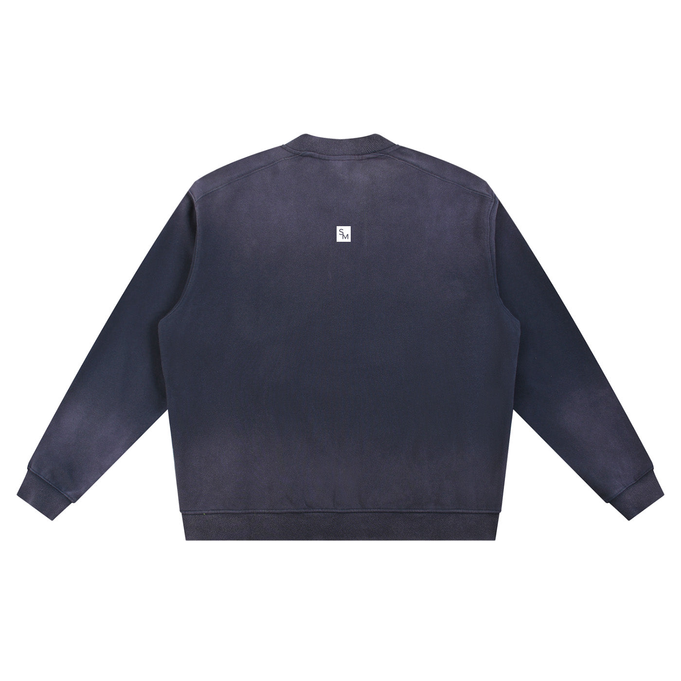 SM Sig. Shadow Fade Bomber Jacket dark purple back