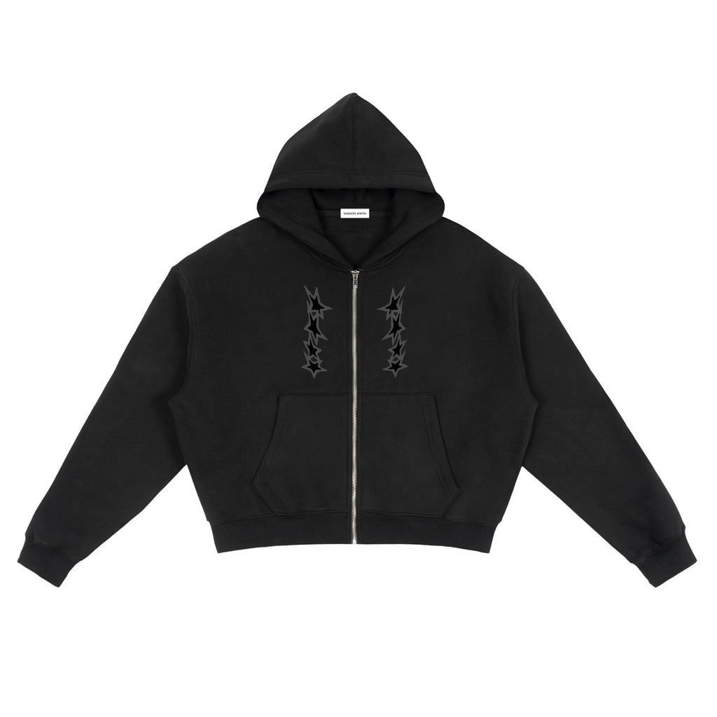 SM Shadow Pulse Hoodie black front