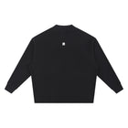SM Sig. Knitted Round Neck Sweatshirt black back