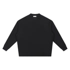 SM Sig. Knitted Round Neck Sweatshirt black front