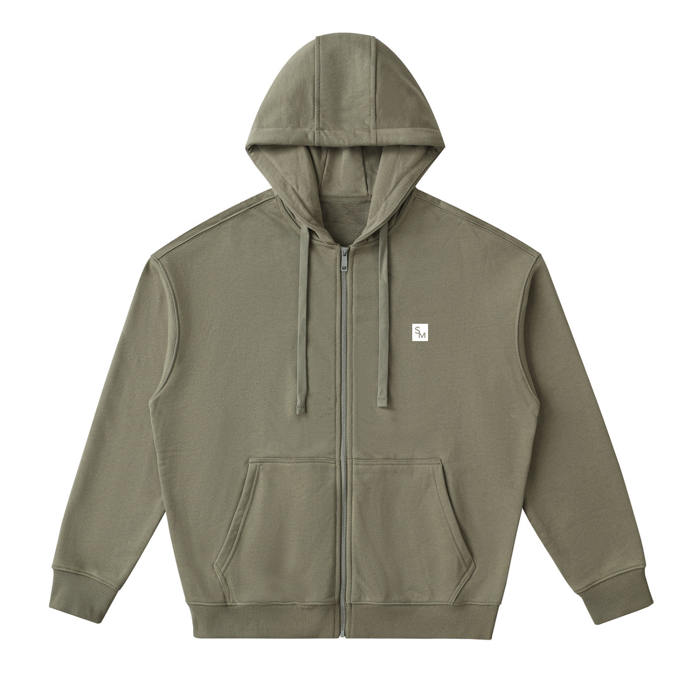SM Sig. Hoodie camouflage green front
