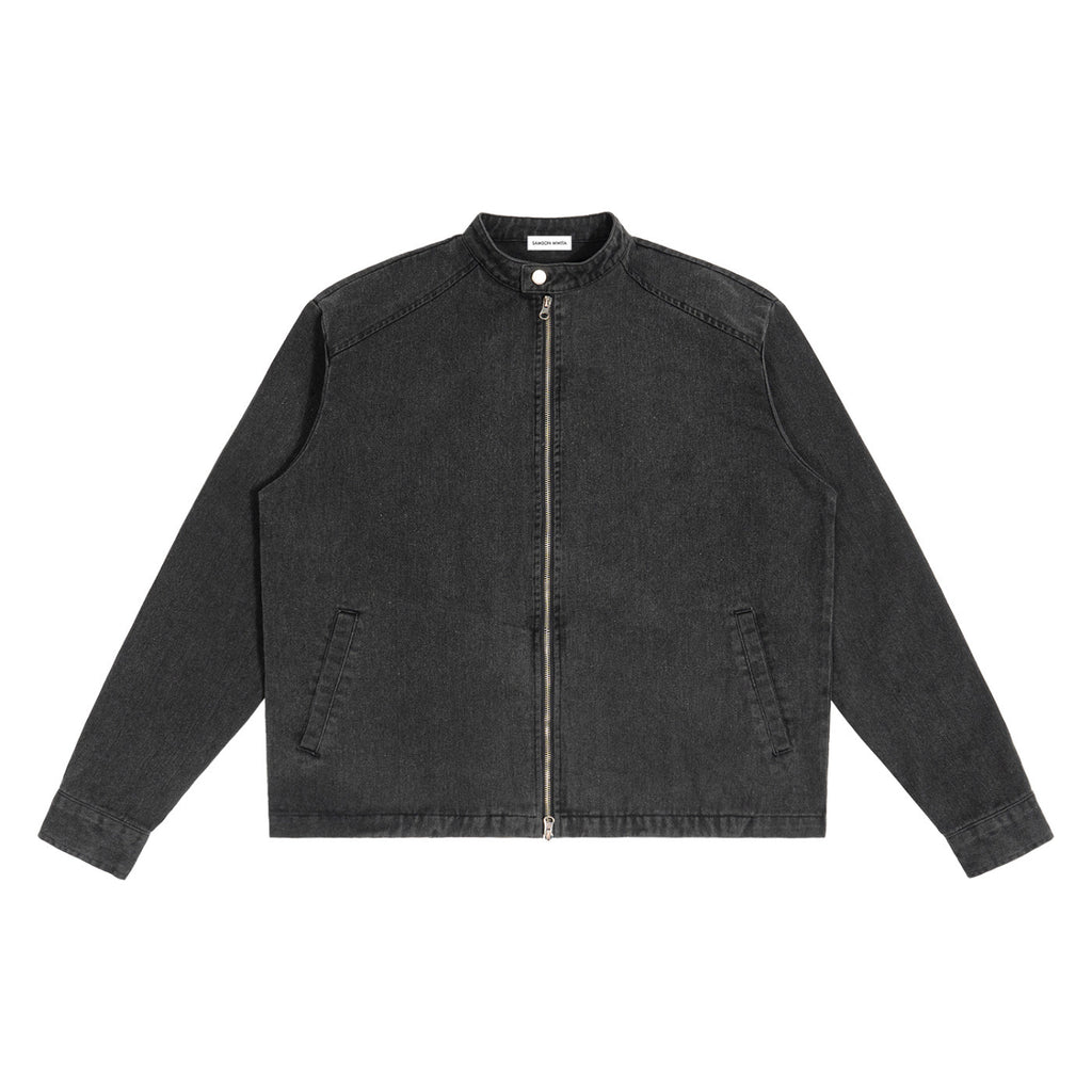 SM Sig. Washed Zip Jacket front
