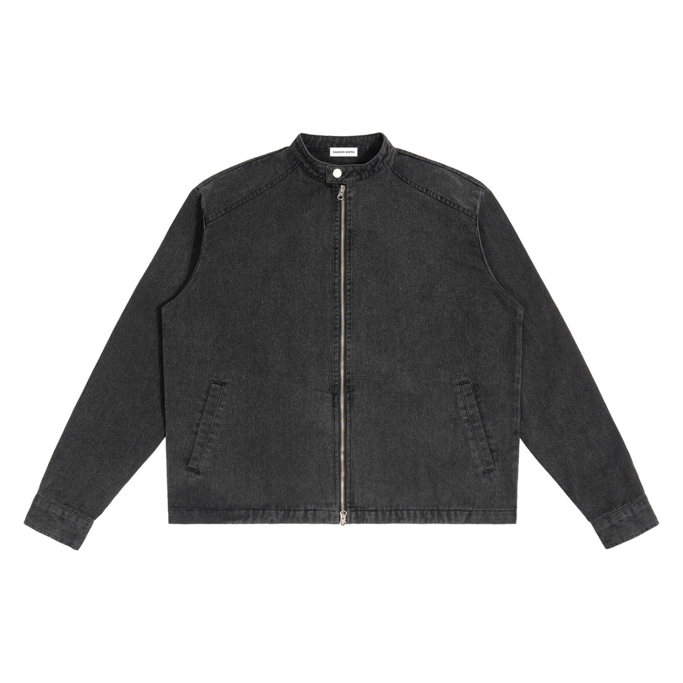 SM Sig. Washed Zip Jacket front