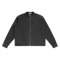SM Sig. Washed Zip Jacket front