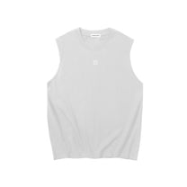 SM Sig. Sleeveless Tank Top off-white front