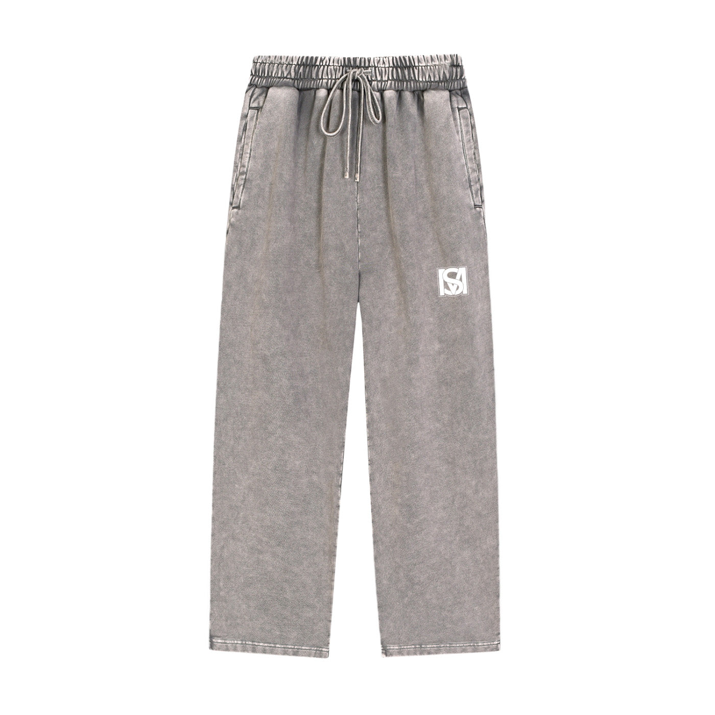 SM Snow Fade Sweatpants flower grey front