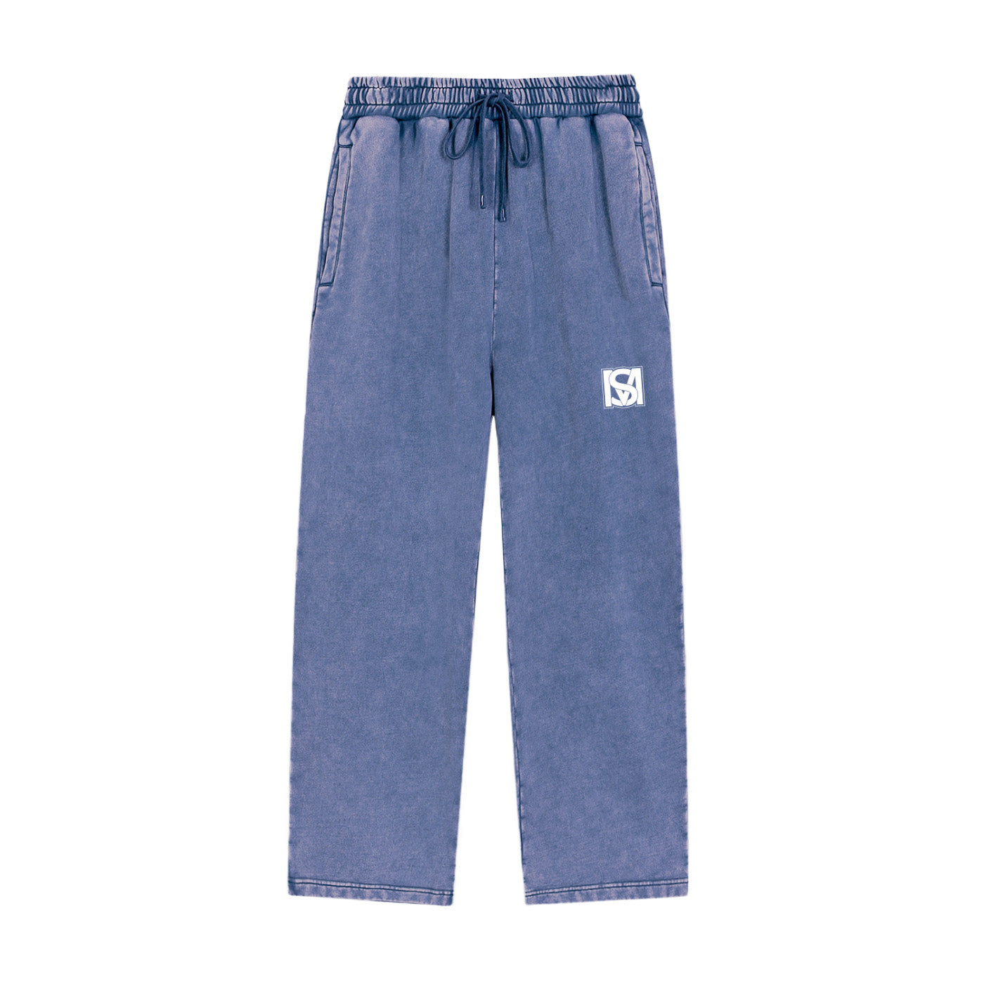 SM Snow Fade Sweatpants chambray front