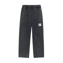 SM Snow Fade Sweatpants black front