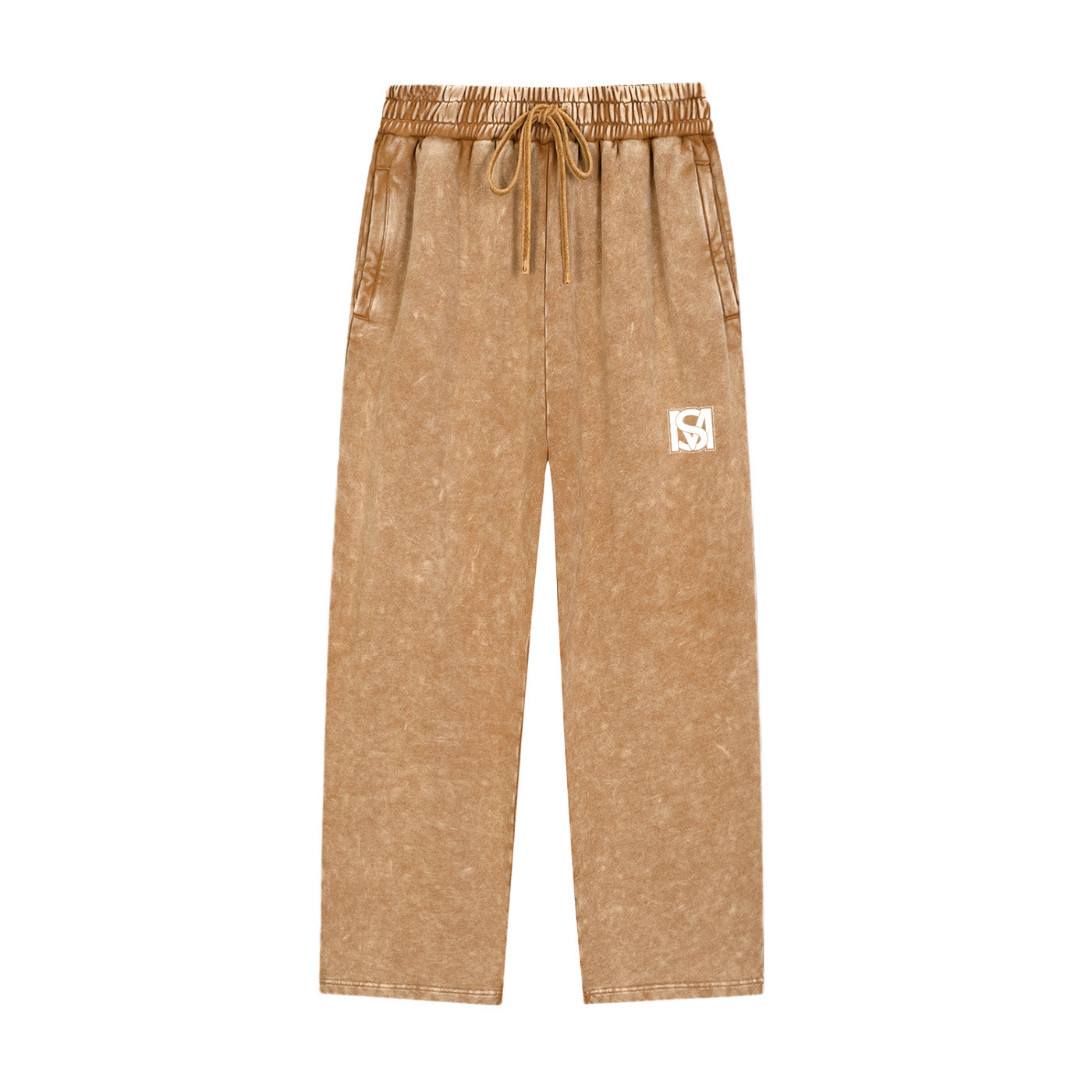 SM Snow Fade Sweatpants whiskey front