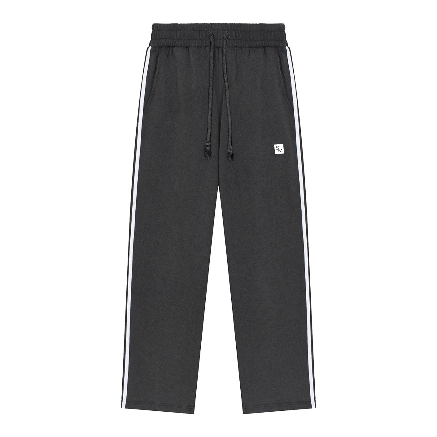 SM Sig. Snow Line Sweatpants black front