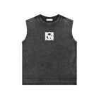 SM Snow Washed Kids Tank Top coffee front